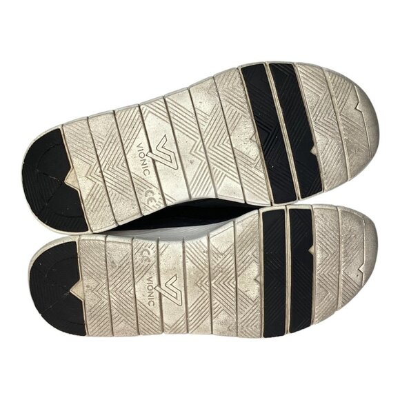 Vionic Taylor Black Suede & Leather Casual‎ Sneakers Womens Size 6.5 - Picture 3 of 5